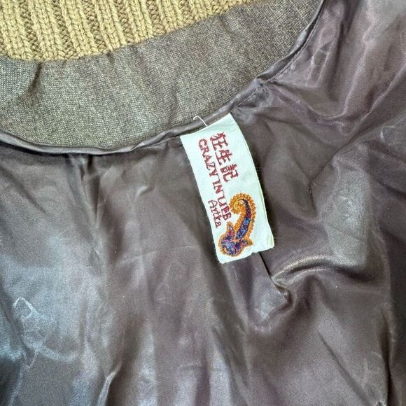 Artka Crazy in Life Coat Womens Medium Brown Tan Puffer Faux Fur Pockets Belt - Picture 4 of 13